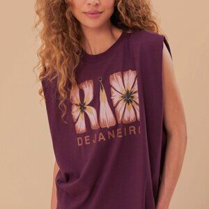 Rio De Janeiro Shoulder Pad Tee